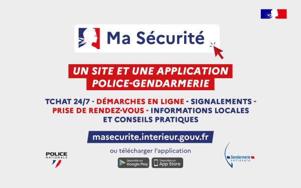 Nouveau site et l’application « Ma sécurité »